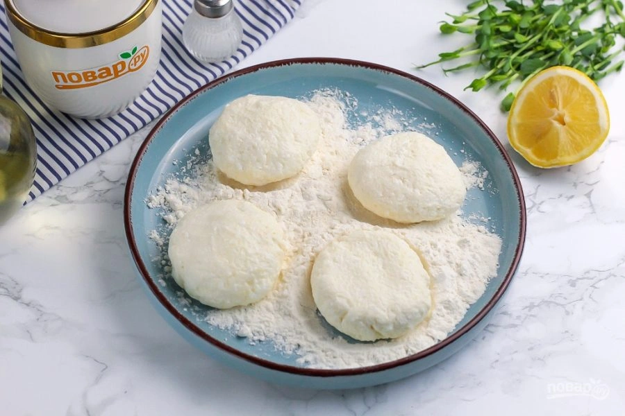 Шаг 5: Сырники запеченные в духовке