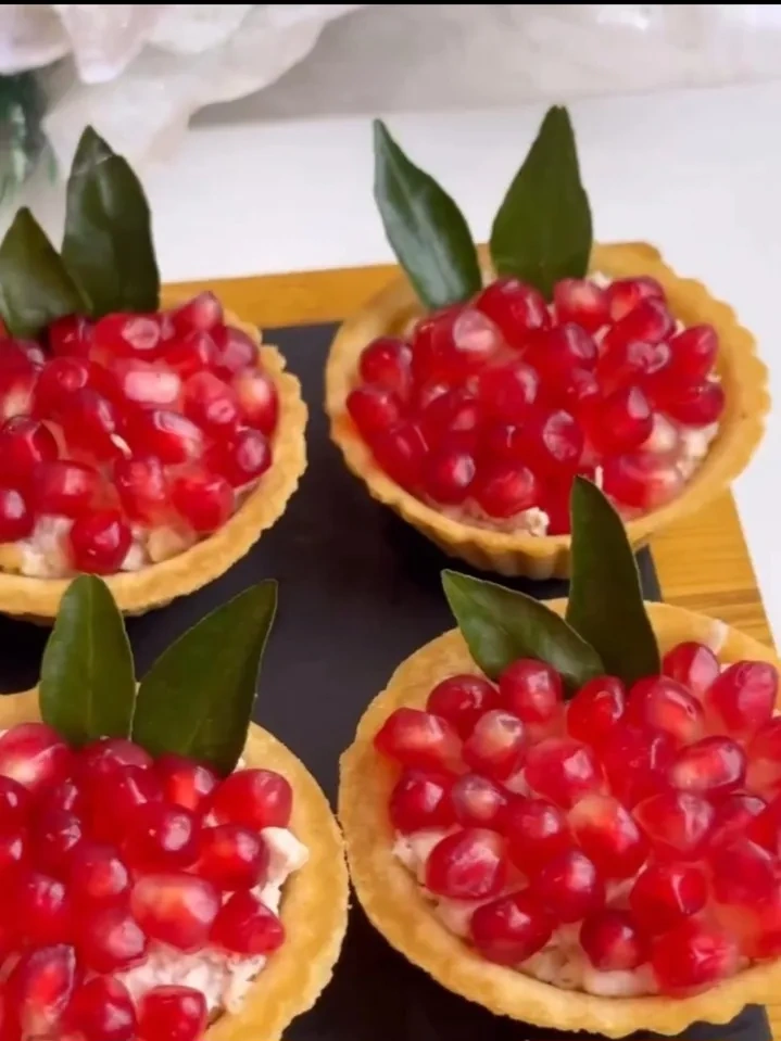 Тарталетки с гранатом: шаг 5