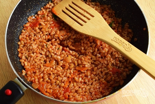 Шаг 5: Томатное перлотто