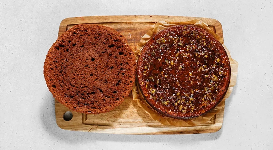 Торт «Улыбка негра» на кефире: шаг 5