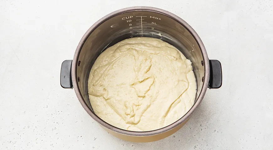 Творожный пирог в мультиварке: шаг 5