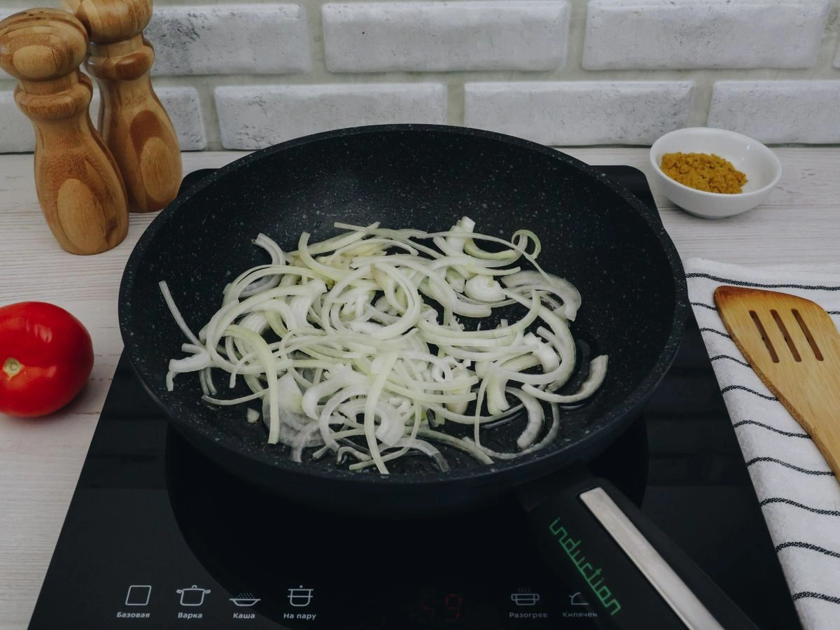 Шаг 5: Тыква с нутом