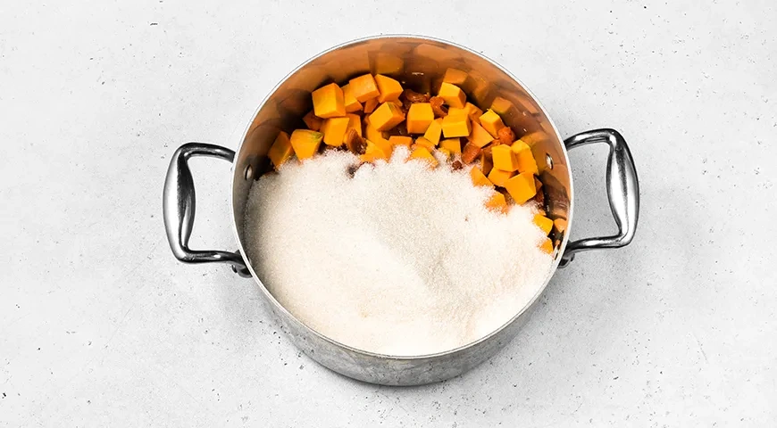 Тыквенное варенье с апельсином и курагой: шаг 5