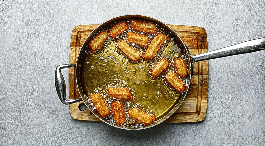 Тыквенные чуррос: шаг 5