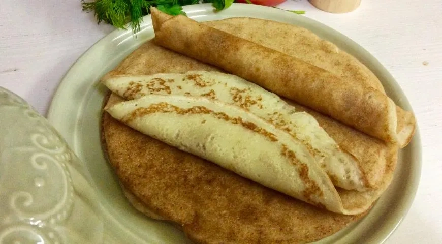 Успенские постные кабачковые блинчики без молока: шаг 5