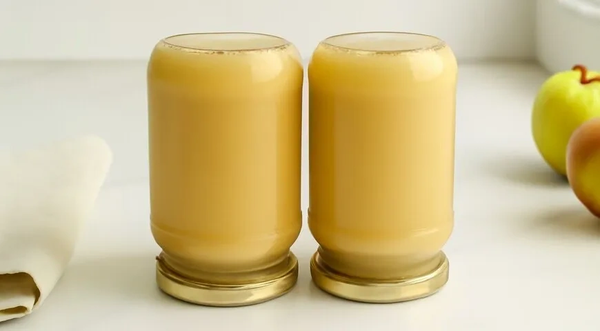 Яблочное пюре со сгущенкой: шаг 5