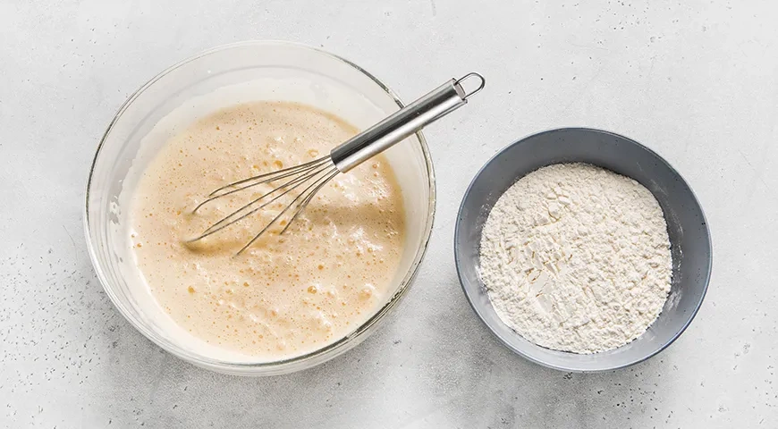 Яблочный пирог на сковороде: шаг 5