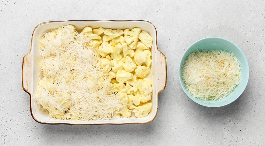Запеченная цветная капуста с сыром по-домашнему: шаг 5