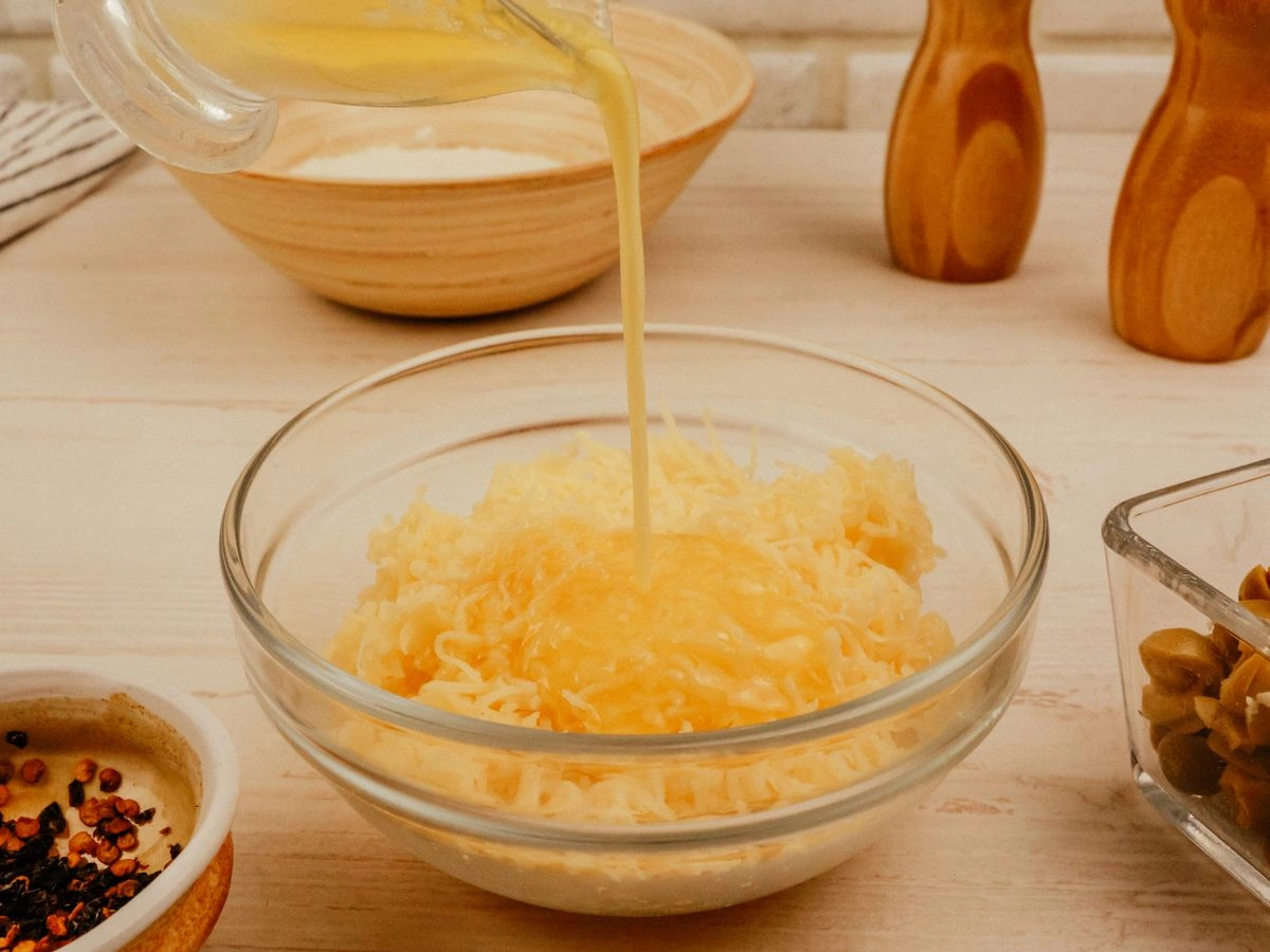 Шаг 5: Запеченные оливки в сырном тесте