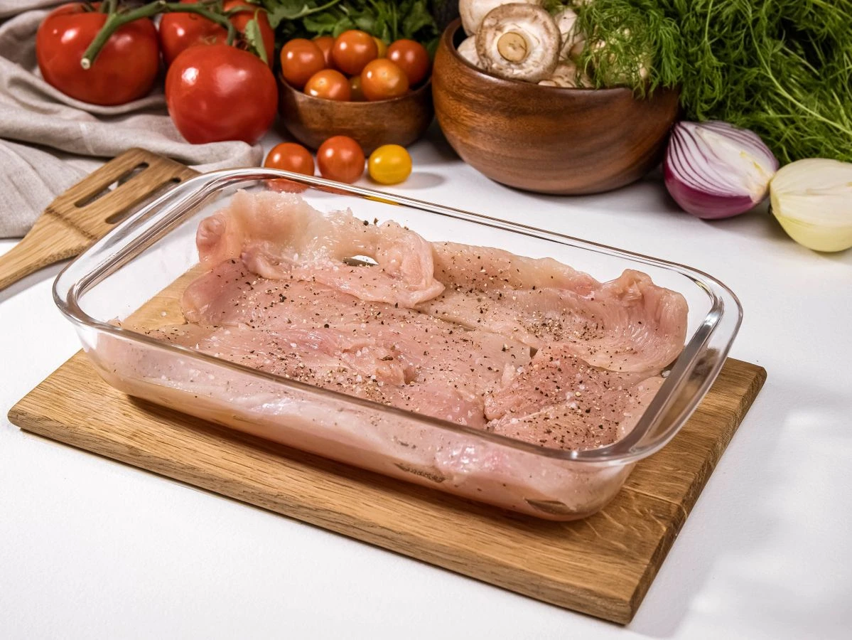 Шаг 5: Запеченный картофель с курицей