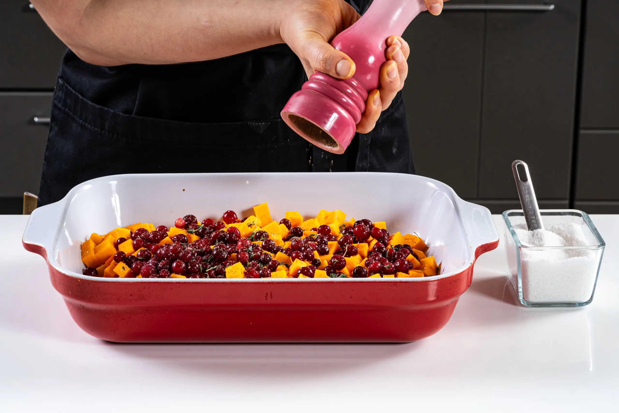 Шаг 5: Запеканка из тыквы с клюквой