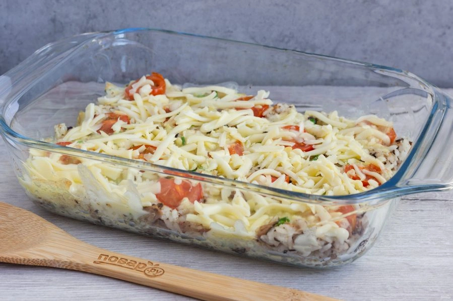 Шаг 5: Запеканка с тунцом под сыр ной корочкой