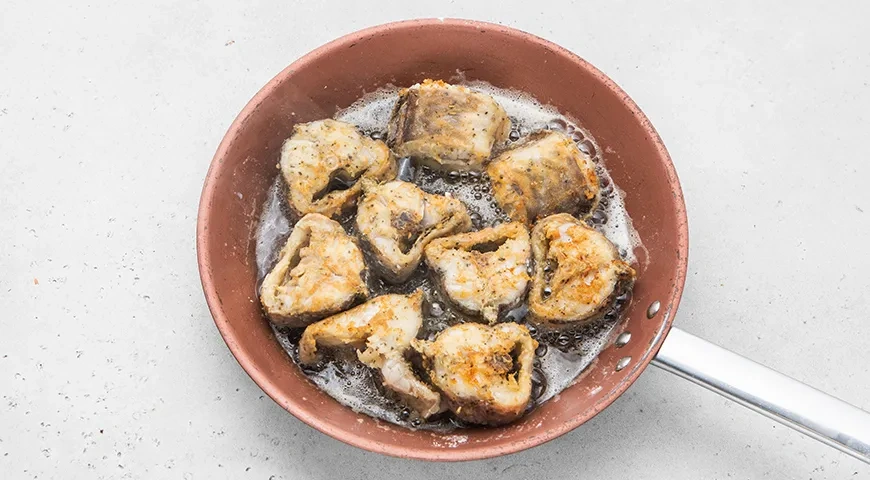 Жареная рыба конгрио: шаг 5