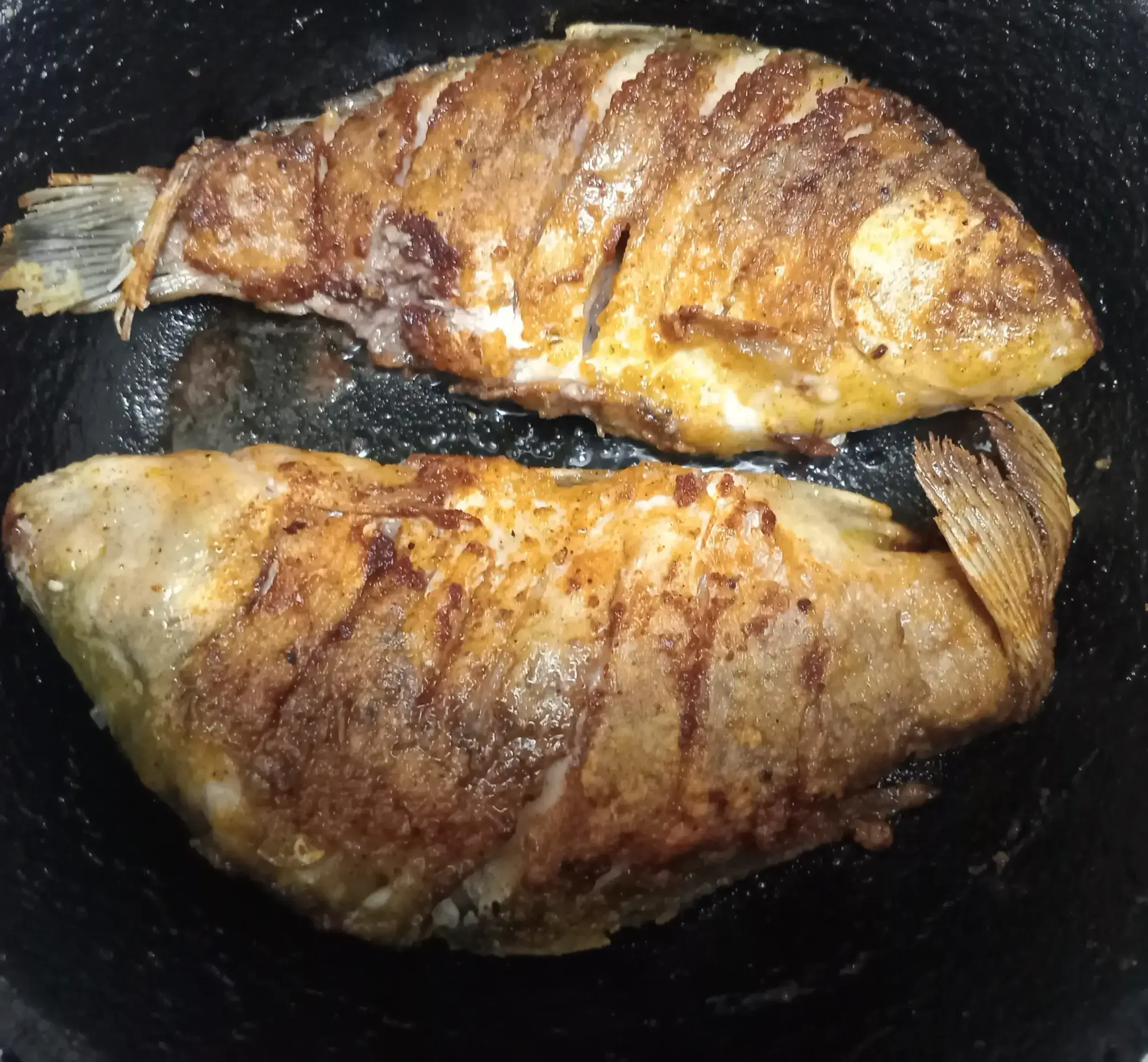 Жареные хрустящие караси: шаг 5