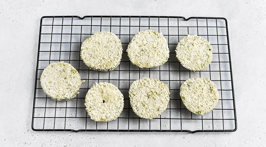 Жареные зеленые помидоры на сковороде: шаг 5