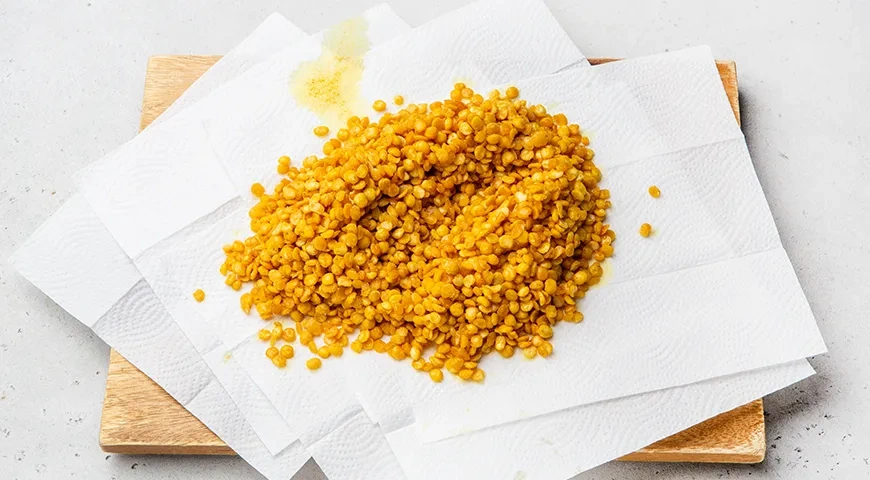 Жареный горох: шаг 5