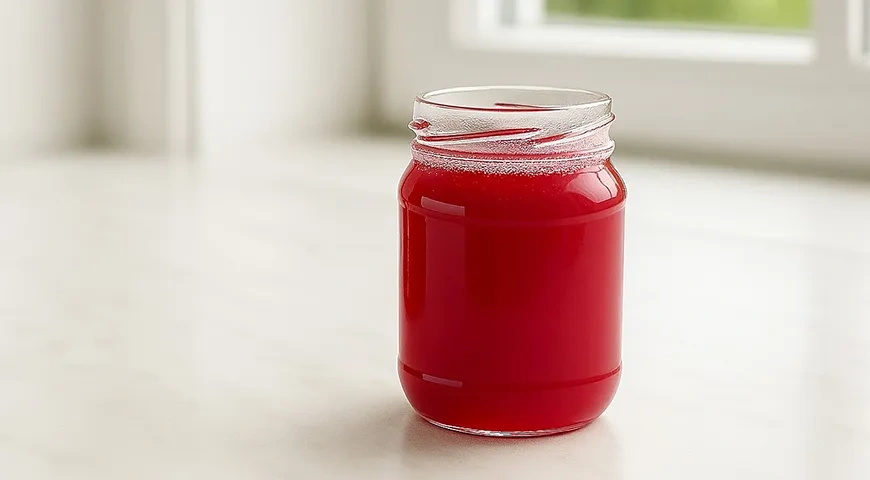 Желе-пятиминутка из красной смородины: шаг 5