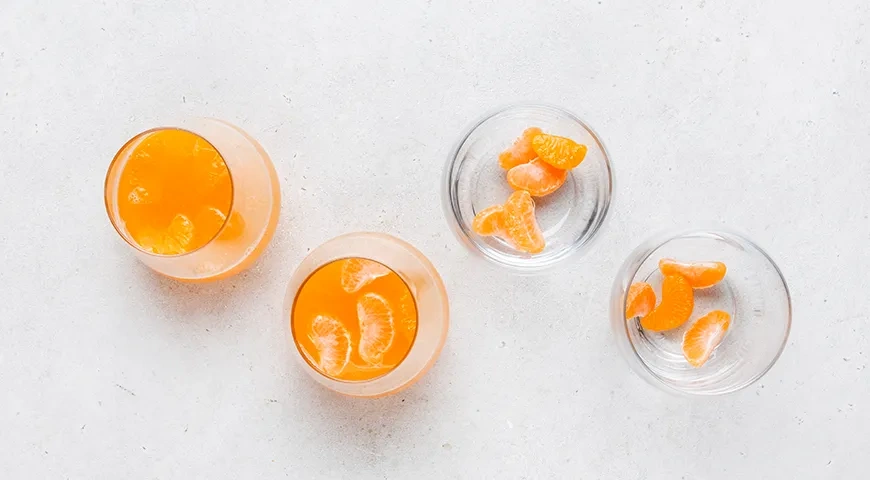 Желе с мандаринами: шаг 5