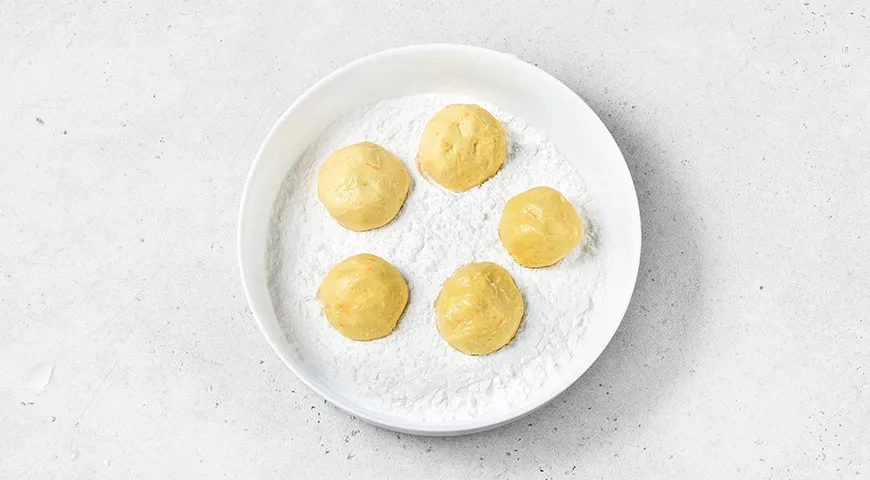 Апельсиновое печенье с трещинками: шаг 6