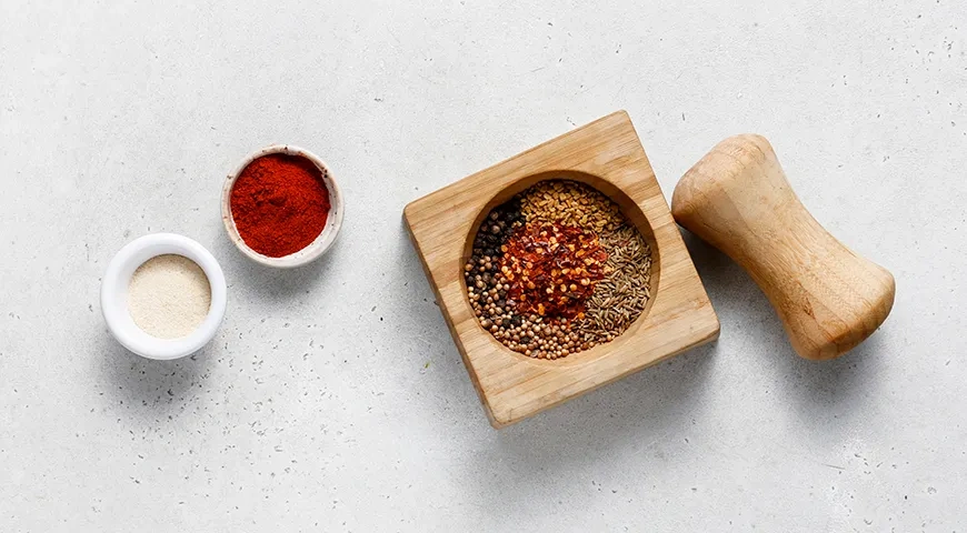 Бастурма из куриной грудки: шаг 6