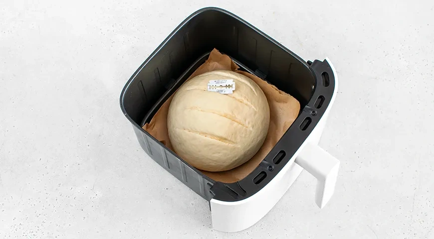 Белый хлеб в аэрогриле: шаг 6