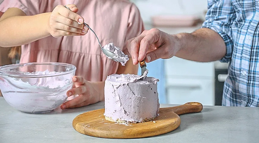 Бенто-торт «Маме»: шаг 6