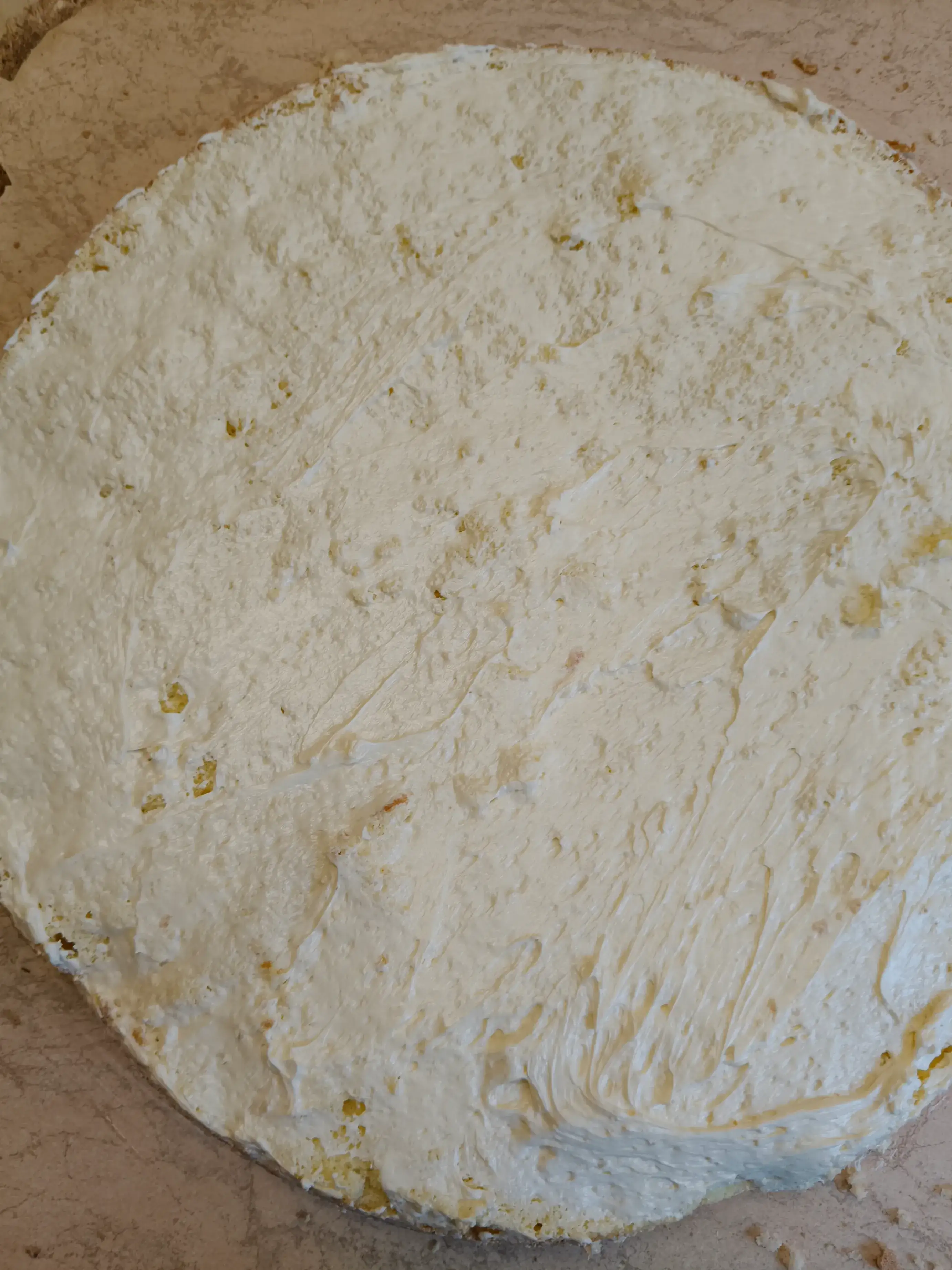 Бисквитный торт Cнежность: шаг 6