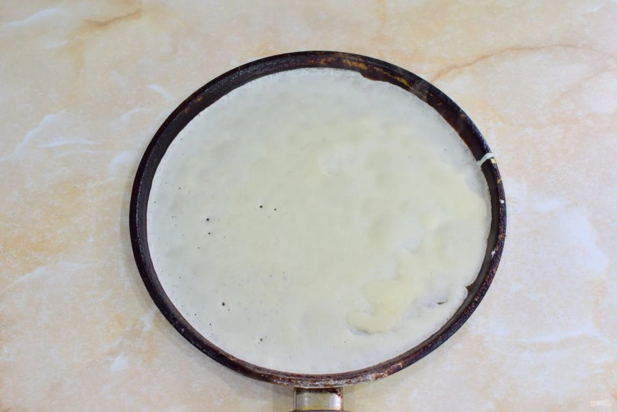 Шаг 6: Блинчиков с мясом