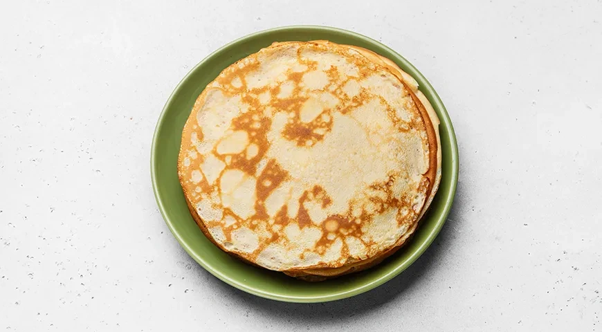 Блинный торт с кремчизом: шаг 6