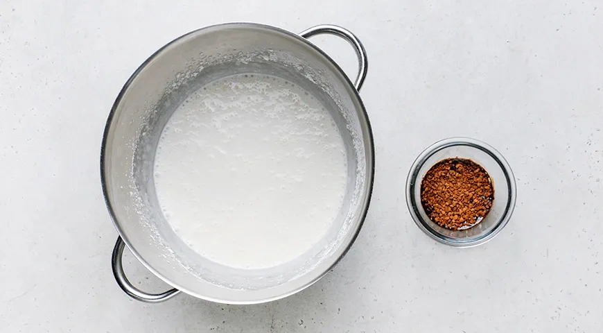 Блинный торт «Тирамису»: шаг 6