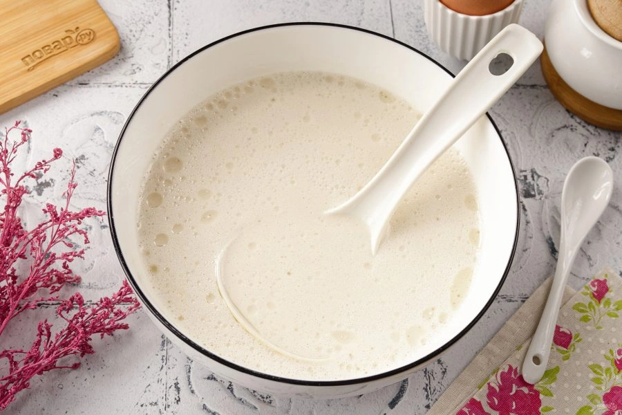 Шаг 6: Блины на воде