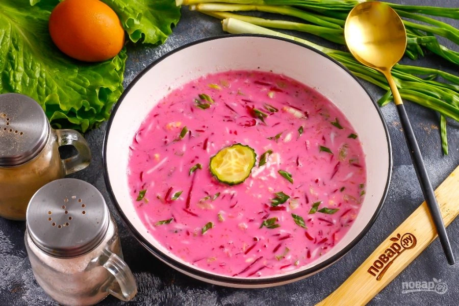 Шаг 6: Борщ холодный