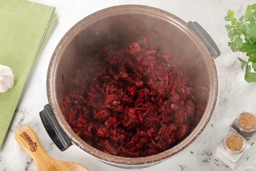 Шаг 6: Борщ в мультиварке