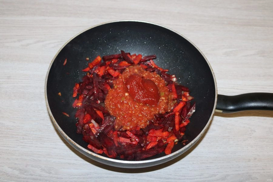 Шаг 6: Борща с морской капустой