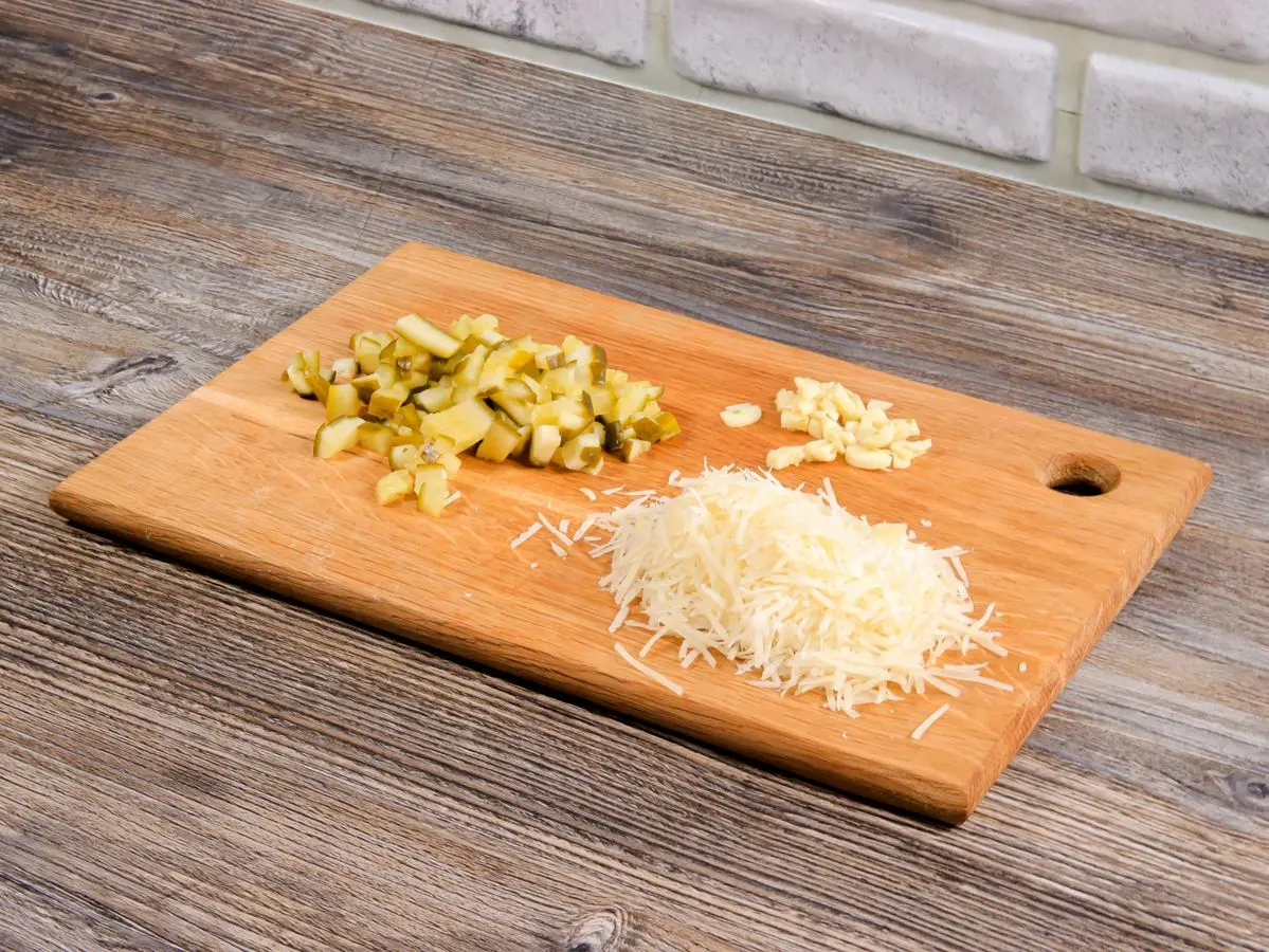 Шаг 6: Брускетта с ветчиной и сыром