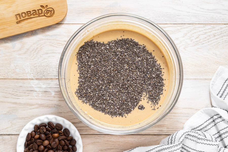 Шаг 6: Чиапудинг тирамису