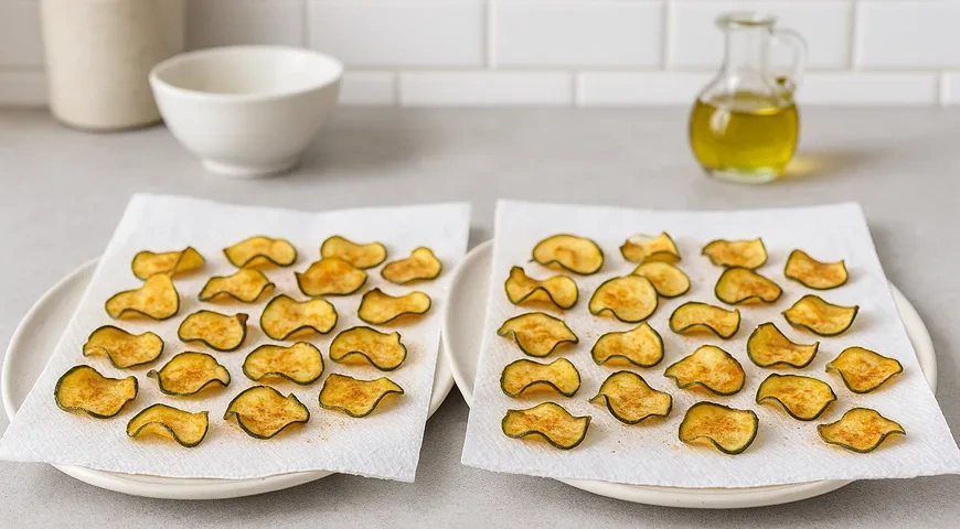 Чипсы из кабачков: шаг 6