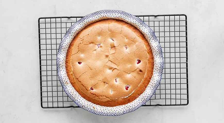 Цветаевский пирог с малиной: шаг 6