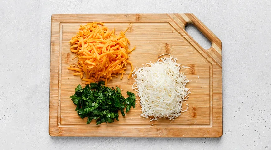 Цветная капуста с яйцом и сыром на сковороде: шаг 6