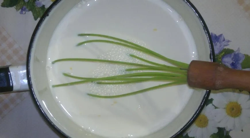 Домашнее сливочно-персиковое мороженое: шаг 6