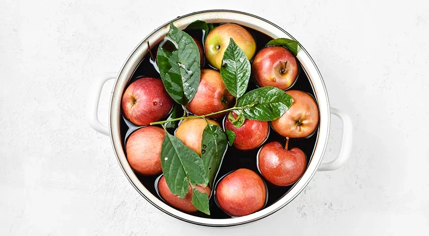 Домашние моченые яблоки: шаг 6