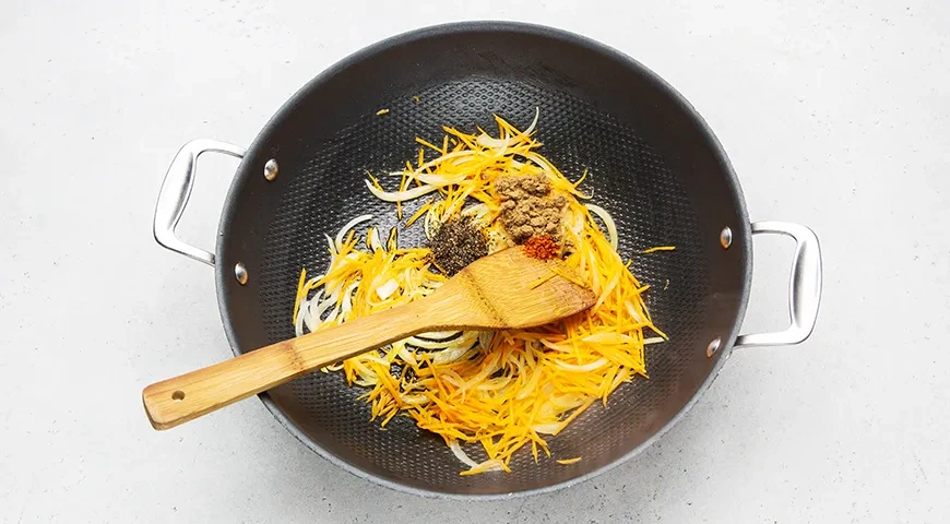 Древесные грибы по-корейски: шаг 6