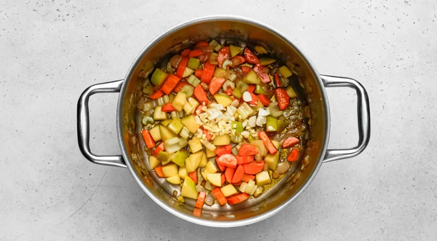 Еврейский молочный борщ: шаг 6