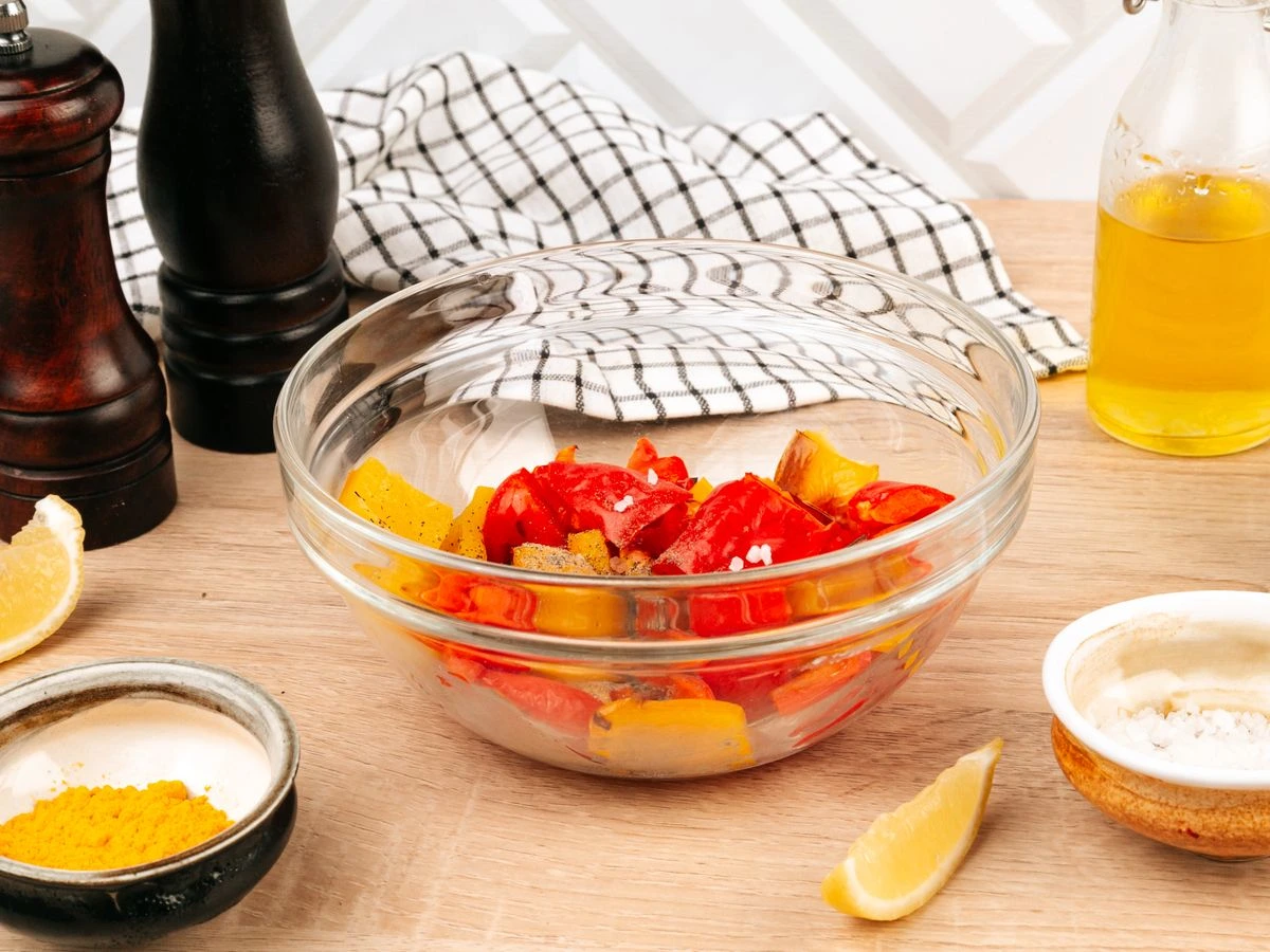 Шаг 6: Фитнес-грудка, запеченая с сладким перцем и специями