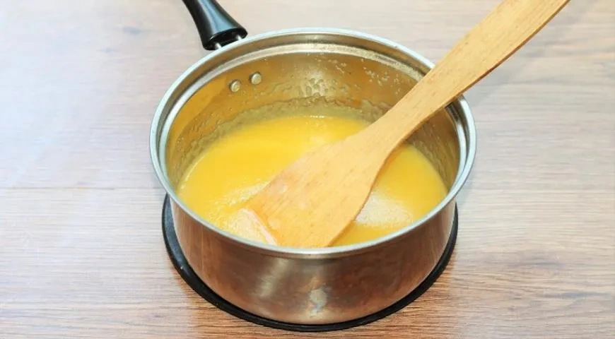 Фруктово - медовый мусс: шаг 6