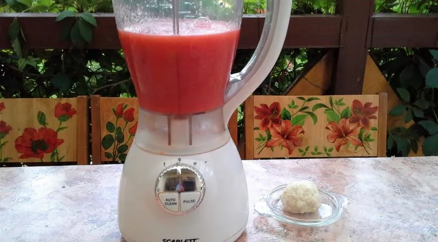 Гаспачо - холодный суп из томатов для жаркого лета: шаг 6