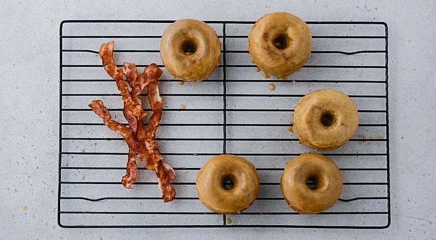 Глазированные пончики с беконом: шаг 6