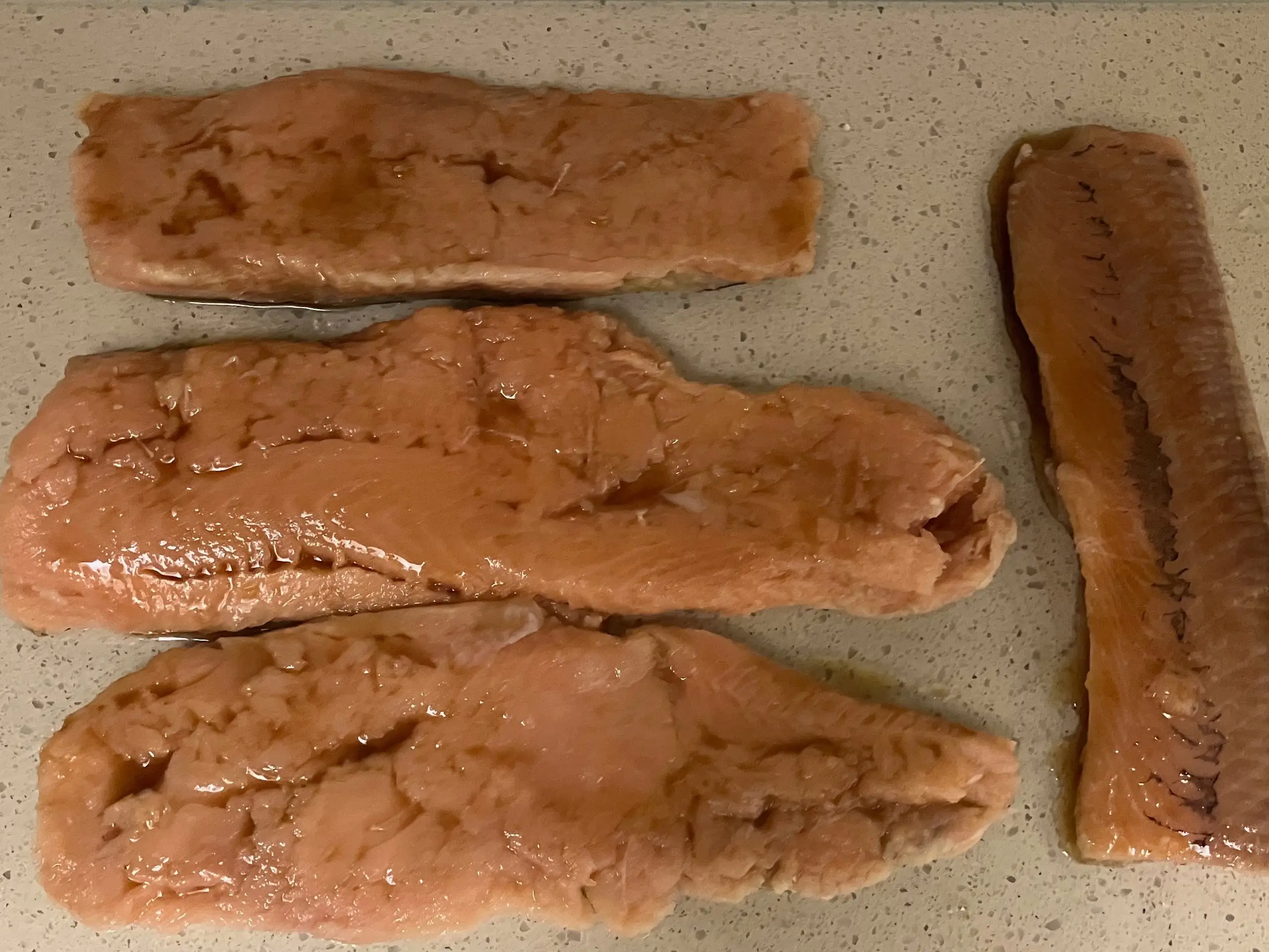 Шаг 6: Горбуша с медовым соусом