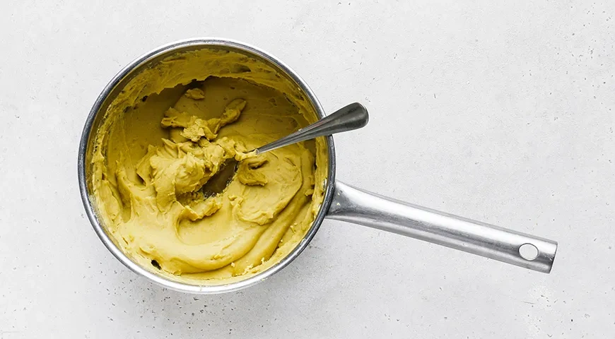 Гороховое пюре с колбасой: шаг 6