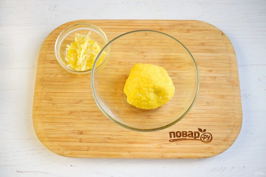 Шаг 6: Гороховый суп с чесночным и рулет и ками